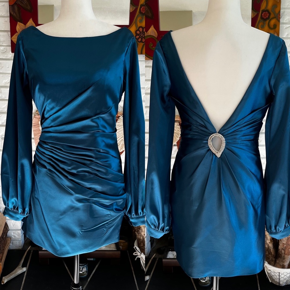 Stunning Backless Satin dress